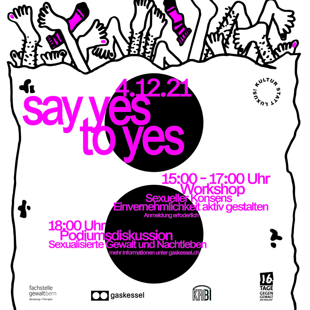 Plakat say yes to yes